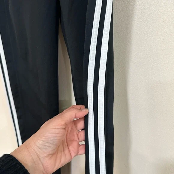 Adidas women’s Black Track Pants size medium - Picture 3 of 9
